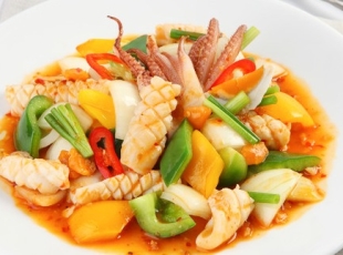 Mực Xào Ngũ Sắc