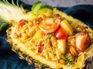 Cơm Chiên Thơm Với Tôm